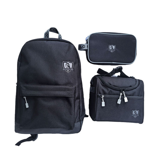 COLO COLO PACK MOCHILA ESCOLAR LONCHERA + ESTUCHE