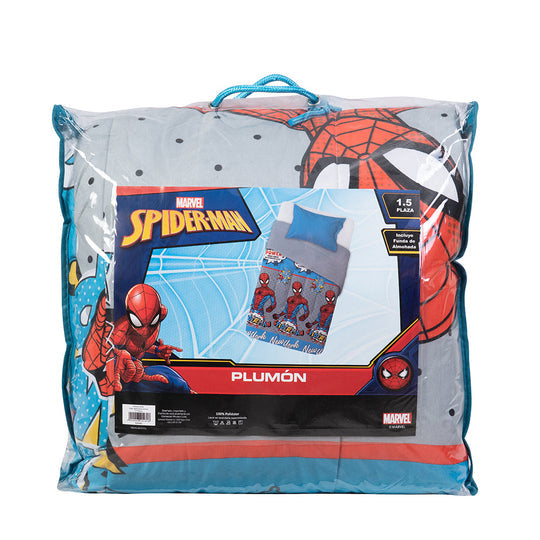 PLUMON SPIDERMAN AZUL 1.5 PLAZA